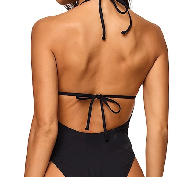 l*space Black Fringe One-Piece Swimsuit - Picture 2 of 10
